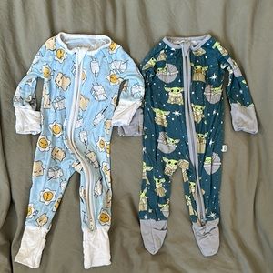 Little sleepies newborn footies